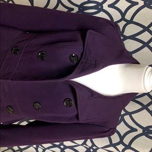 Purple - Wool Coat